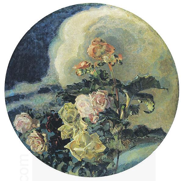 Mikhail Vrubel Yellow Roses oil painting picture